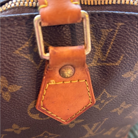 Louis Vuitton Alma Dark Brown Monogram Satchel - Picture 12 of 16